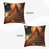 18x18 Zoll doppelseitiger Plüsch-Kissenbezug mit Fantasie-Muster