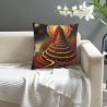 18x18 Zoll doppelseitiger Plüsch-Kissenbezug mit Fantasie-Muster