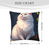 Housse de Coussin Chat Forêt Rêvée - OkOmall