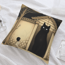 Housse de Coussin Forêt Rêvée - 18x18 Pouces | okomall