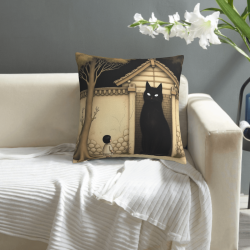 Housse de Coussin Forêt Rêvée - 18x18 Pouces | okomall