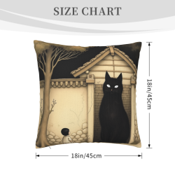 Funda de Almohada Bosque Soñado - 18x18 Pulgadas | okomall