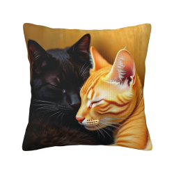 Copricuscino in Peluche Gatto - Okomall