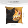 Funda de Almohada de Felpa de Gato - Okomall