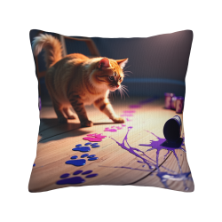 Housse de Coussin Chat Créative - Okomall