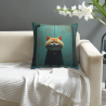 Housse de coussin en peluche créative - Okomall