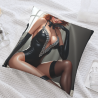18x18 인치 양면 플러시 베개커버 (패션 여성 스타일)
