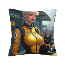 Housse de Coussin Cyberpunk Girl - Okomall
