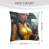 Housse de Coussin Cyberpunk Girl - Okomall