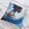Double - sided Plush Pillowcase (18x18in) - Dreamy Pattern