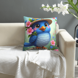 Housse de Coussin Duveteuse Créative - 18x18 Pouces