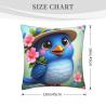 Creative Fluffy Pillow Cover - 18x18 Inch
