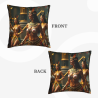 Funda de Almohada de Felpa de Doble Cara Estilo Egipcio 18x18 pulgadas
