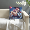 Double - sided Plush Pillowcase (18x18in) - Anime Character