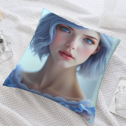 Housse de Coussin en Peluche Beauté Rêveuse - OKOMALL