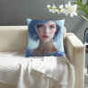 Housse de Coussin en Peluche Beauté Rêveuse - OKOMALL