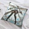 Housse de Coussin en Peluche Double Face (Motif Ange) 18x18in