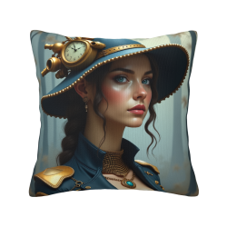 Coperta di Cuscino Stile Steampunk Bellezza Vintage - Okomall