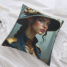 Funda de Almohada Steampunk Vintage Belleza - Okomall