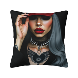 Coussin en Peluche Personnalisé Double Face (18x18 pouces)