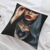 Funda de Almohada de Peluche Personalizada de Doble Cara (18x18 pulgadas)