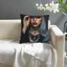 Fodera per cuscino in peluche doppia faccia personalizzata alla moda (18x18 pollici)