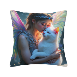 Funda de Almohada de Peluche Hada Soñadora - Okomall
