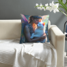 Housse de Coussin en Peluche Fée Rêveuse - Okomall