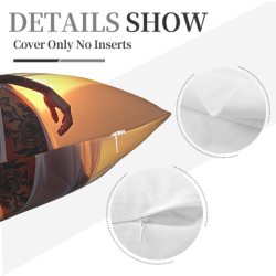 18x18in Double - Sided Plush Pillowcase (Summer Beach Beauty)
