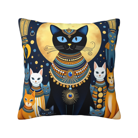 Traumhafter Galaxy-Katzen-Kissenbezug - Okomall