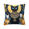 Fodera per Cuscino Gatto Galassia Sognante - Okomall