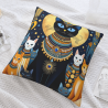 Housse de Coussin Chat Galaxie Rêveuse - Okomall