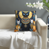 Traumhafter Galaxy-Katzen-Kissenbezug - Okomall