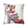 Housse de coussin en peluche fille anime - Okomall