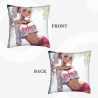 Fodera per cuscino in peluche ragazza anime - Okomall