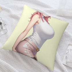 18x18인치 양면 플러시 베개커버 (애니메이션 캐릭터 스타일)