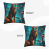 Coussin Chat Futuriste - 45x45 cm | Okomall