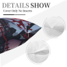 Housse de Coussin en Peluche Double Face de 18x18in - Motif Ninja Samouraï