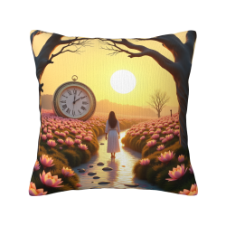 Housse de coussin Fille de la Forêt Enchantée - Okomall