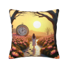 Housse de coussin Fille de la Forêt Enchantée - Okomall