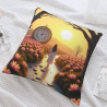 Housse de coussin Fille de la Forêt Enchantée - Okomall