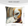 더블 사이드 플러시 베개 커버 (18x18인치) - SF 스타일 패턴