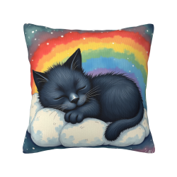 Funda de Almohada de Peluche Rainbow Dream - Okomall