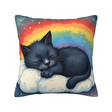 Funda de Almohada de Peluche Rainbow Dream - Okomall