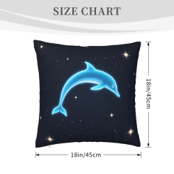 Housse de Coussin en Peluche Créative - 18x18 Pouces