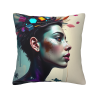 18x18 인치 더블 사이드 플러시 베개커버 (패턴)