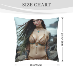 Copricuscino in Peluche Bella Ragazza - Okomall