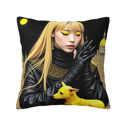 Funda de Almohada Suave con Arte - Decoración Personalizada para el Hogar