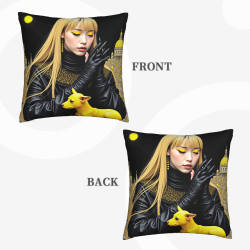 Funda de Almohada Suave con Arte - Decoración Personalizada para el Hogar