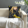 Funda de Almohada Suave con Arte - Decoración Personalizada para el Hogar